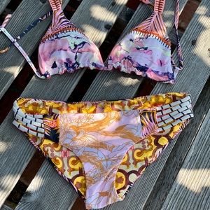 Maaji Colombian Swimsuit Bikini Swimwear Large